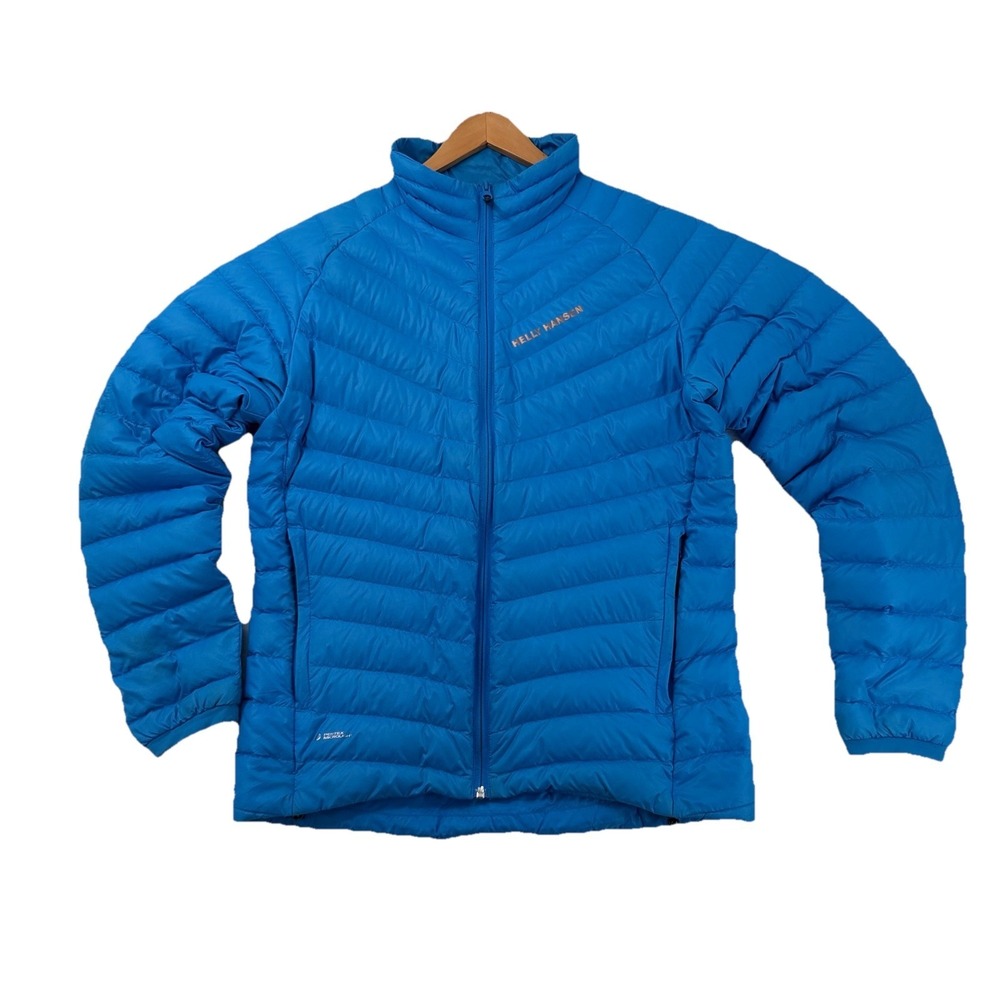 Helly Hansen Mountain Professional Series Down Jacket Blue Men's Large Pertex